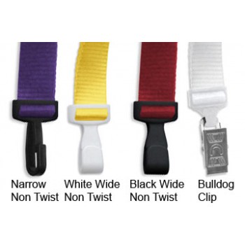 Flat 5/8" Nylon Break-Away Lanyard - 100 pack